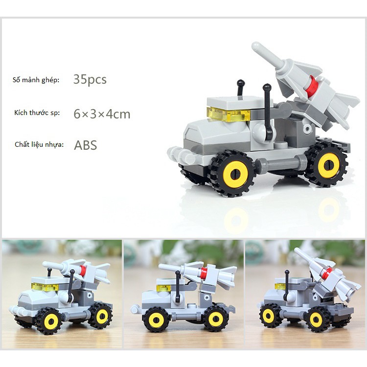 Đồ chơi Lego mini nhiều mẫu - Lego cho bé lắp ráp đồ chơi mô hình ô tô, máy bay, phi thuyền chuẩn chất