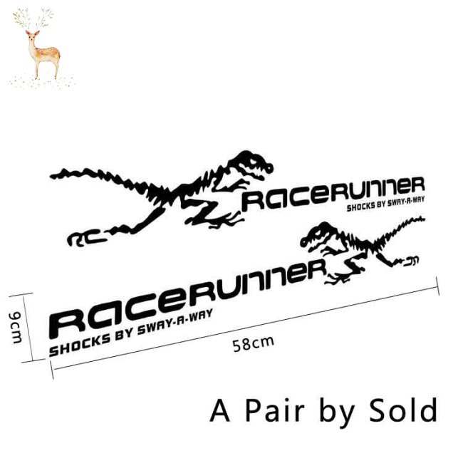 1 Cặp Decal Dán Trang Trí Hình Khủng Long 3d