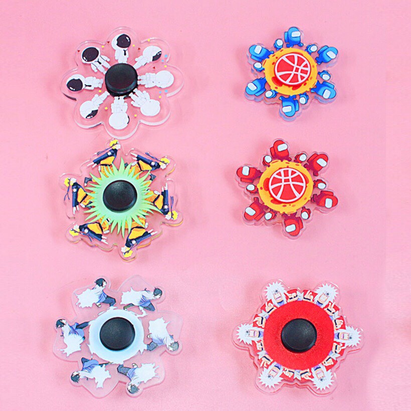 Con Quay Đồ Chơi❤️FREESHIP❤️Con Quay Cho Trẻ Fidget Spinner Among us/Sasuke/Phi hành gia Cực HOT