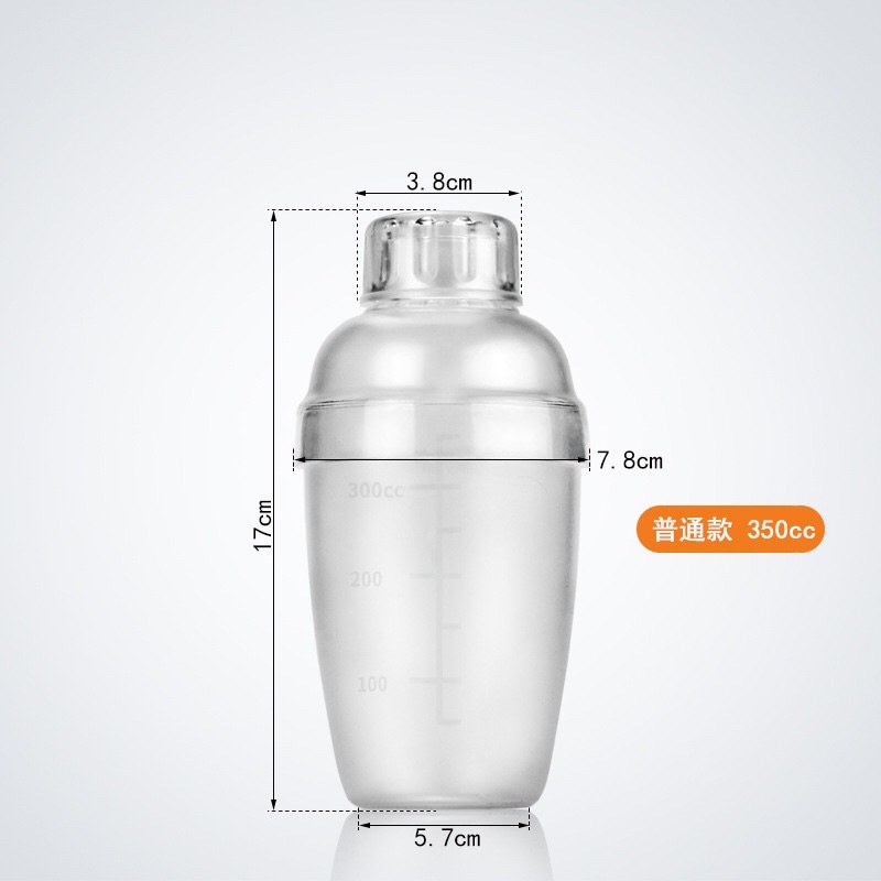 Bình lắc nhựa có chia vạch
