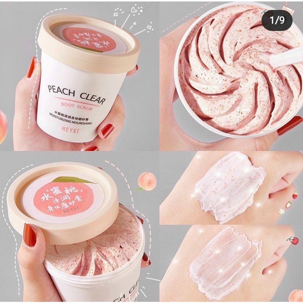 Tẩy Tế Bào Chết Từ Trái Đào