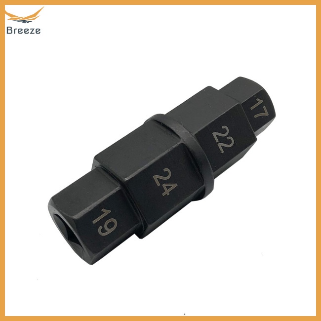 breeze 45#steel Hex Axle Tool For Motorcycle Front Axle Wheel Hex Allen Axle Spindle Tool 17mm 19mm 22mm 24mm