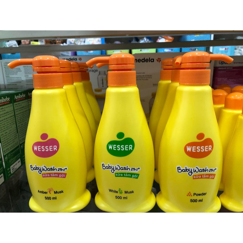 Sữa tắm Wesser chai vòi 500ml