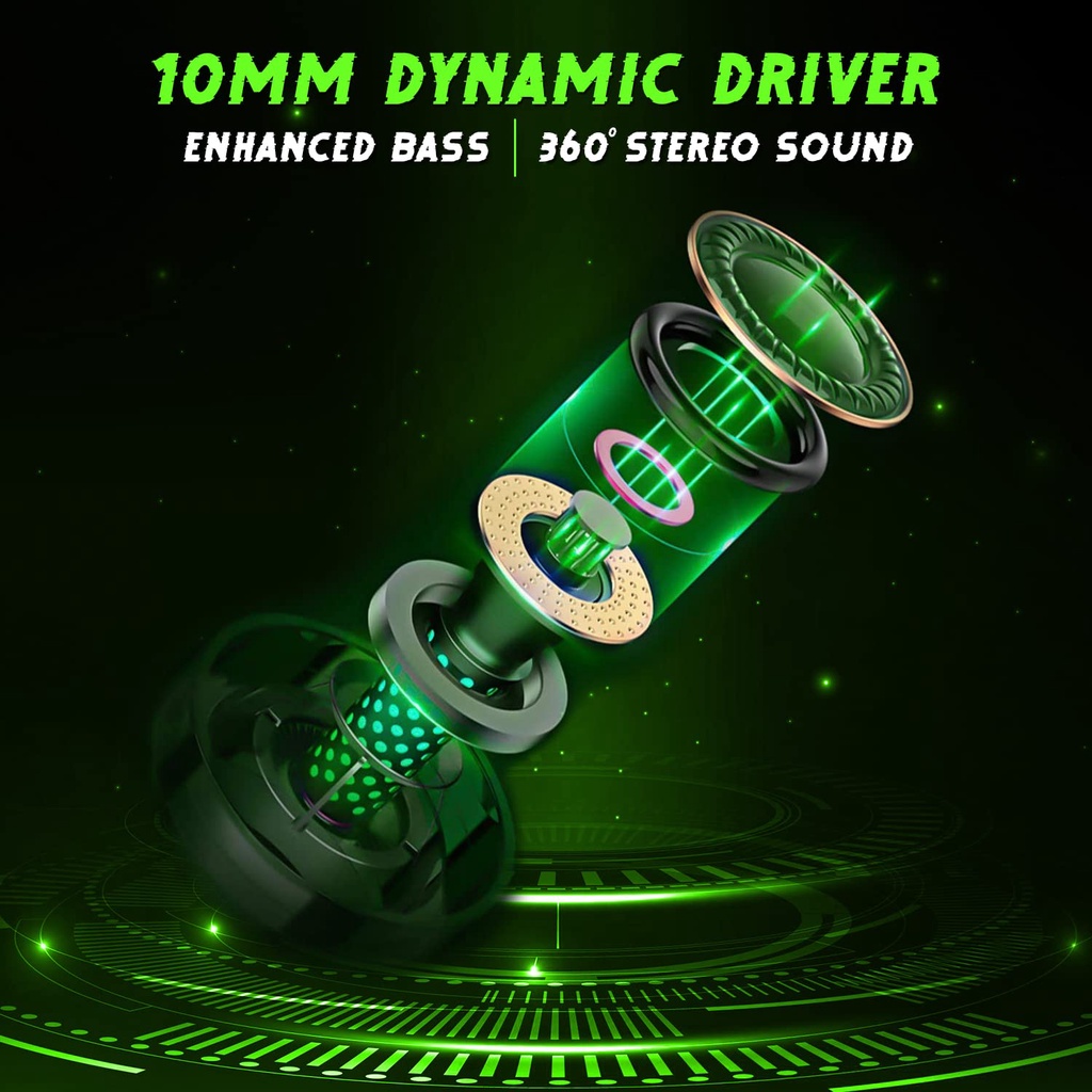 Tai nghe gaming LENOVO x WeCool Moonwalk M4 không dây bluetooth TWS độ trễ thấp có micro siêu nhẹ