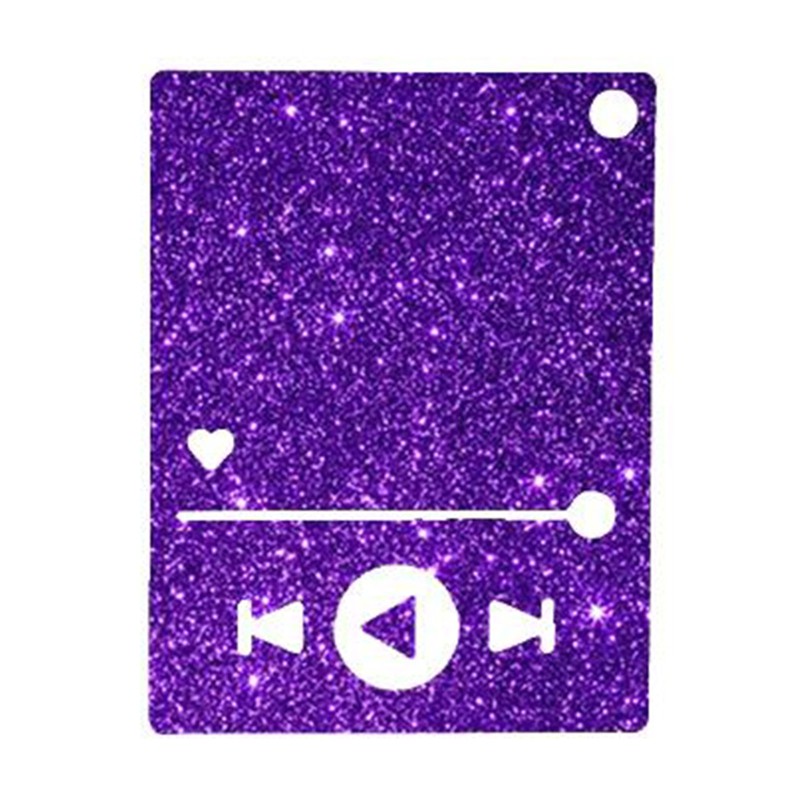 Khuôn Silicon Đổ Nhựa Resin Epoxy Tự Làm Móc Chìa Khóa Siêu Bóng Bẩy Hình Máy Nghe Nhạc