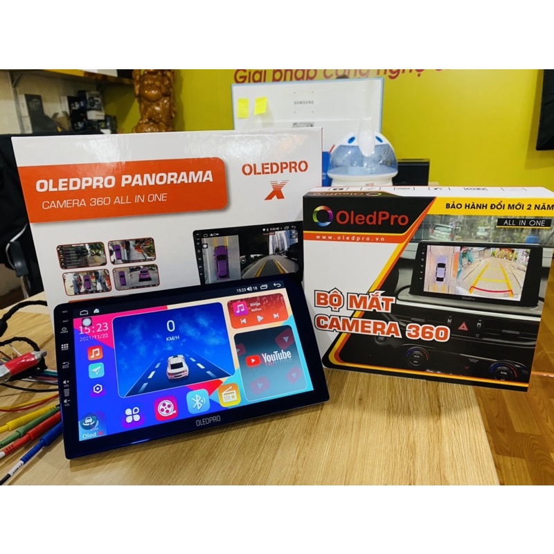 X4S Pro Oled- Màn android liền camera 360 AHD chính hãng tại Đại Việt Auto