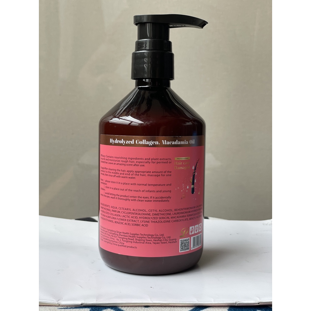 Dầu xả tinh dầu dược liệu hoa mẫu đơn CHIKO dưỡng tóc mềm mượt 50ml 500ml