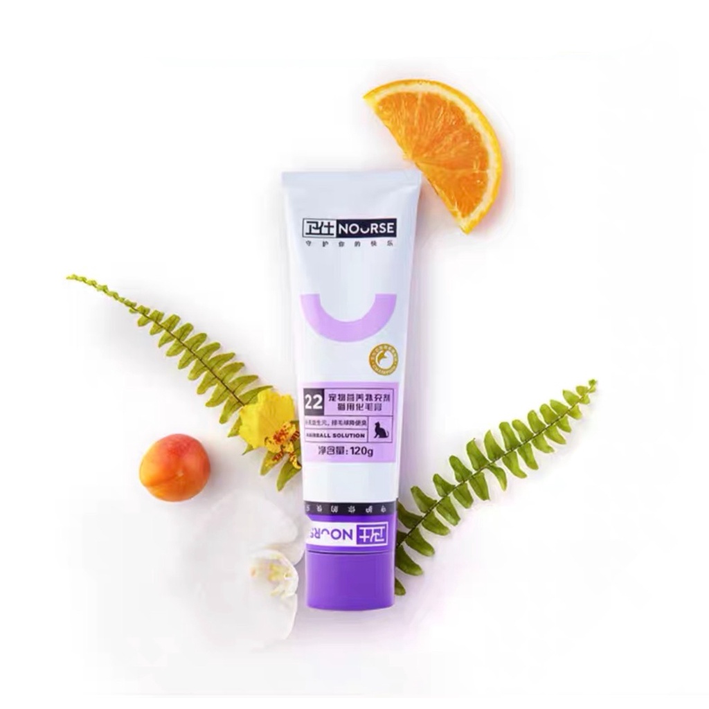 Gel tiêu búi lông Nourse 22 cho chó mèo 120g MOOKIPET