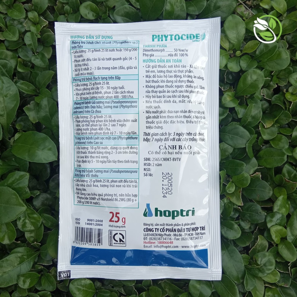 Thuốc Trừ Bệnh PHYTOCIDE 50WP - Đặc Trị Sương Mai - Chết Nhanh