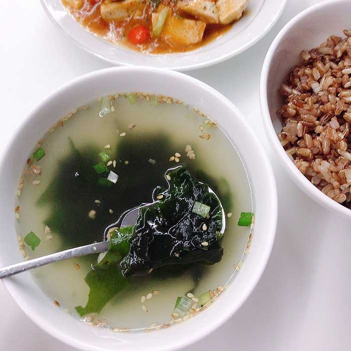 Hộp 10 Gói Canh Rong Biển Hến Asuzac 35g (3.5g x 10 gói) Dinh Dưỡng Cao - Asuzac Wakame Soup - LAI'S STORE