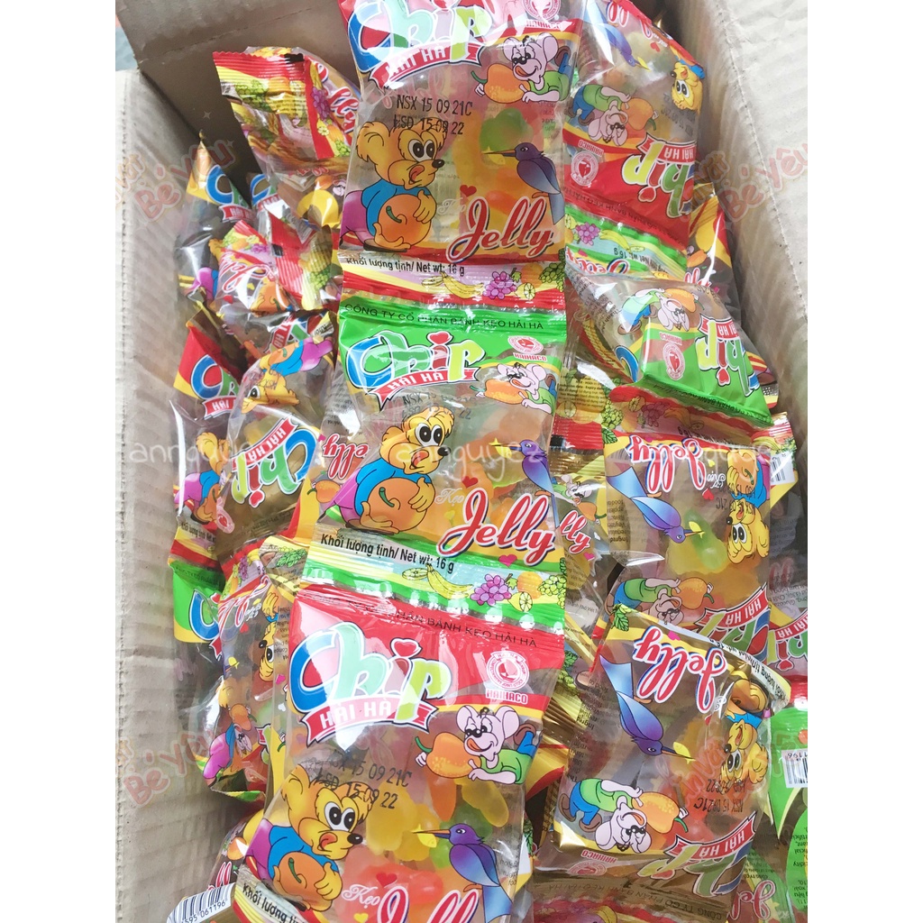 Kẹo dẻo chíp chíp Hải Hà dây 10 gói 16g