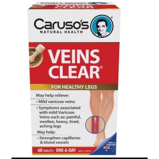 ￼Viên uống hỗ trợ cải thiện giãn tĩnh mạch Venis clear Caruso's Úc
