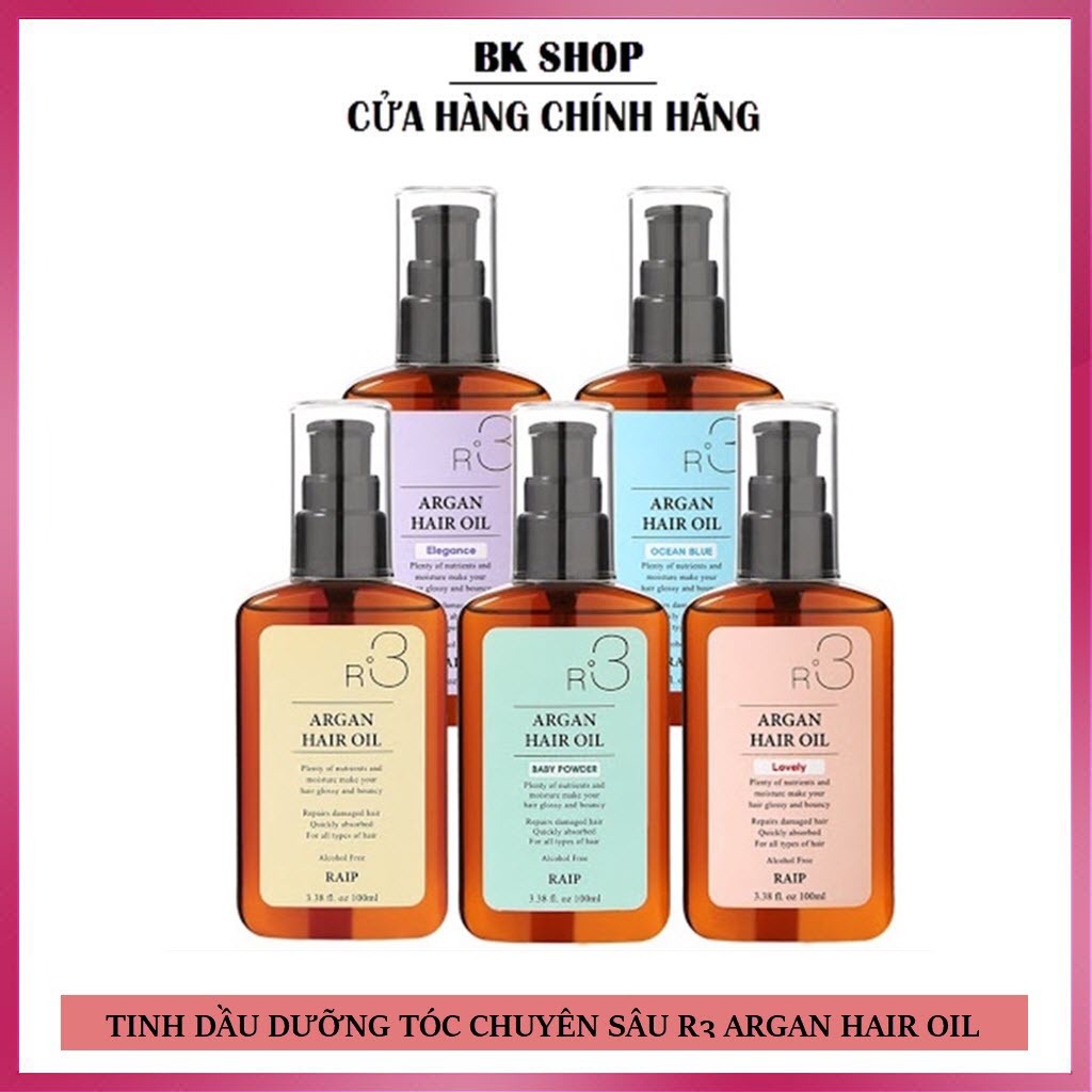 Tinh Dầu Dưỡng Tóc Chuyên Sâu ARGAN HAIR OIL R3 100ml