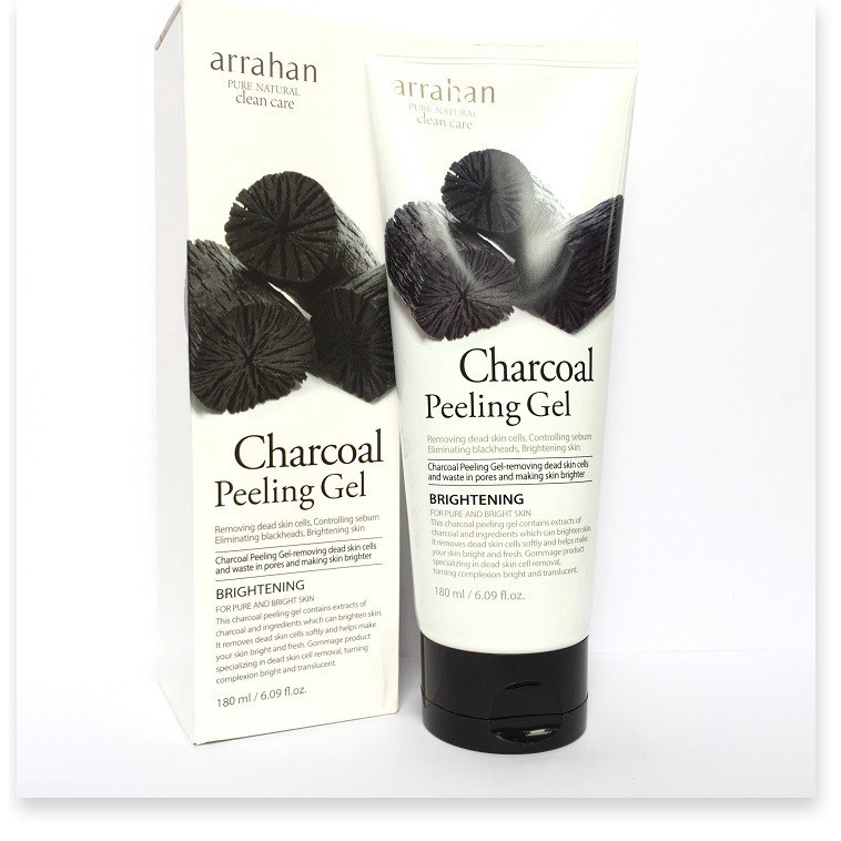 [Mã giảm giá mỹ phẩm chính hãng] Gel Tẩy da chết hoa quả làm trắng da – Arrahan Whitening Peeling Gel 180ml Hàn Quốc - C