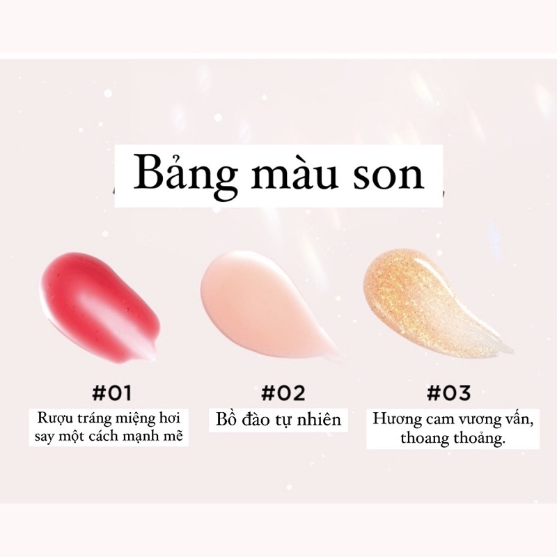 [RNW] Son bóng dưỡng ẩm môi cho đôi môi căng mọng mềm mại RNW