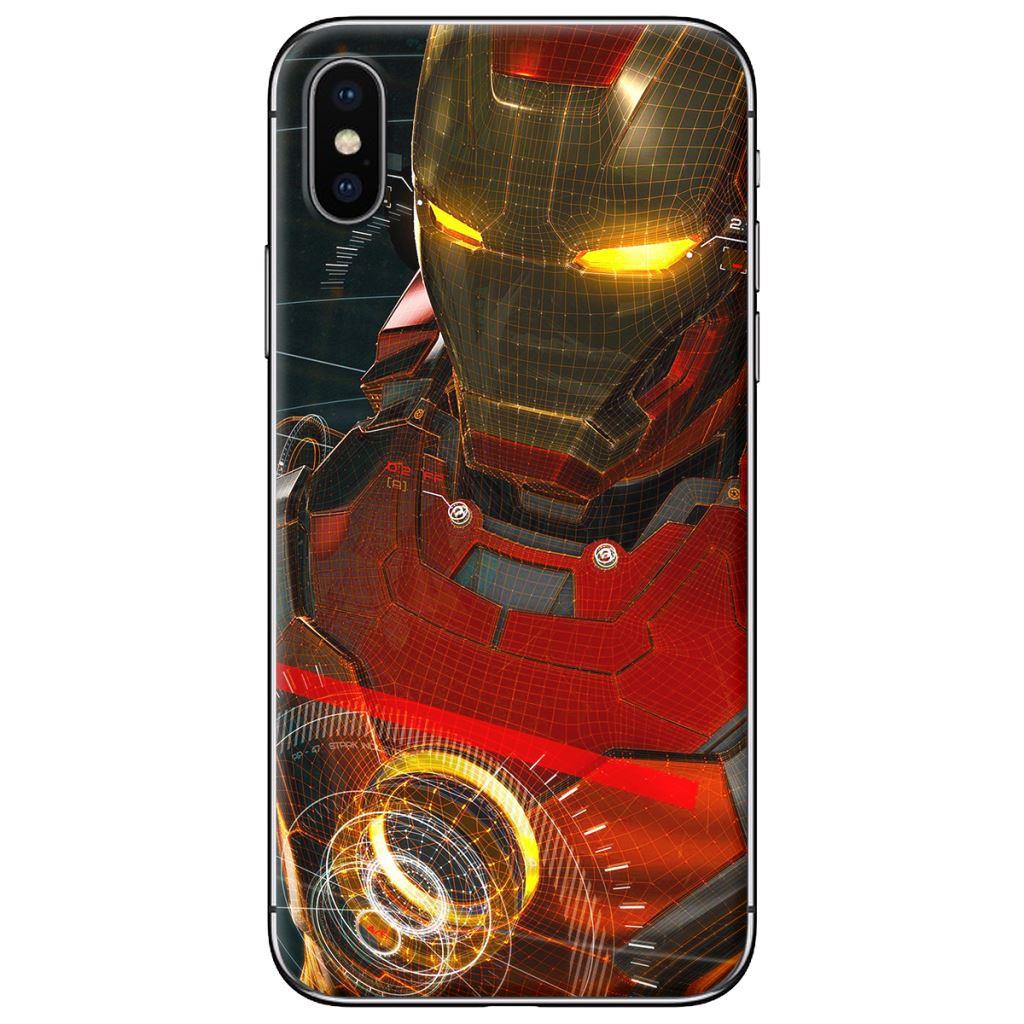 Ốp Lưng Iphone 5, 5s 6, 6s, 6 Plus, 6s Plus, 7,8, 7 Plus, 8 Plus, X Iron Man 3D