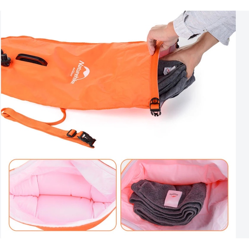 Túi khô kết hợp phao bơi NH17S001-G 28L