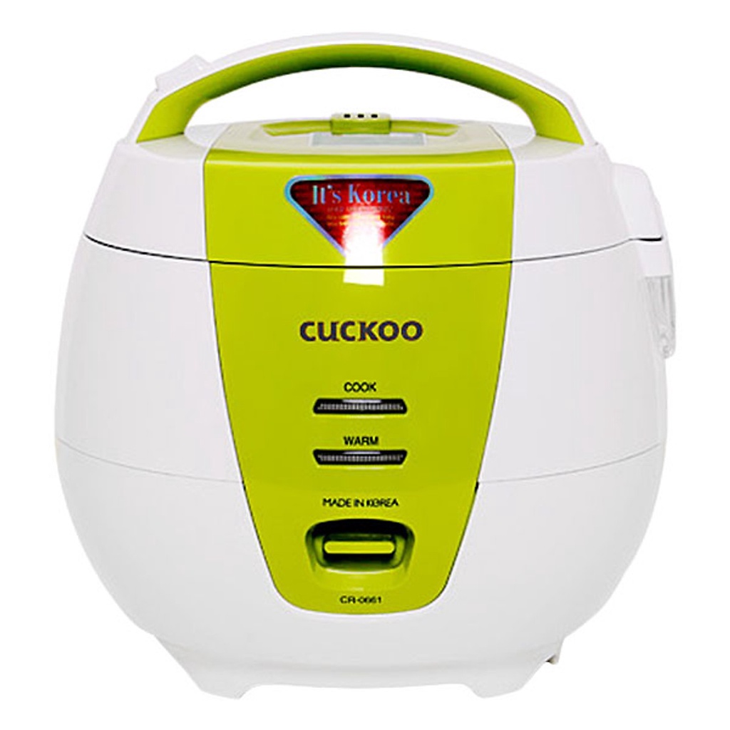 Nồi Cơm Điện Nắp Gài Cuckoo CR- 0661 màu xanh - 1L - Hàng Chính Hãng - Cuckoo01