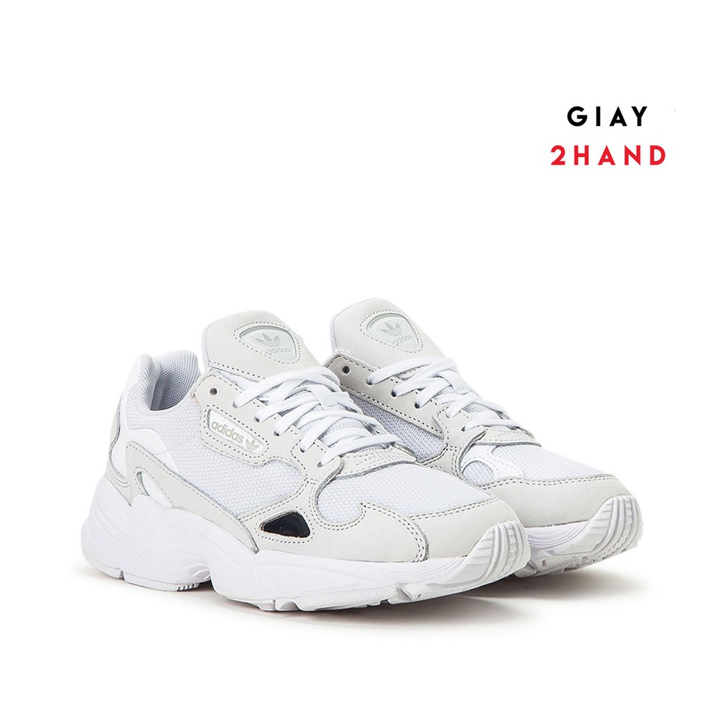 adidas falcon white silver