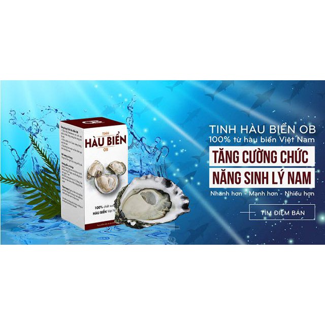 Tinh Hàu Biển OB - hỗ trợ tăng cường sinh lý nam