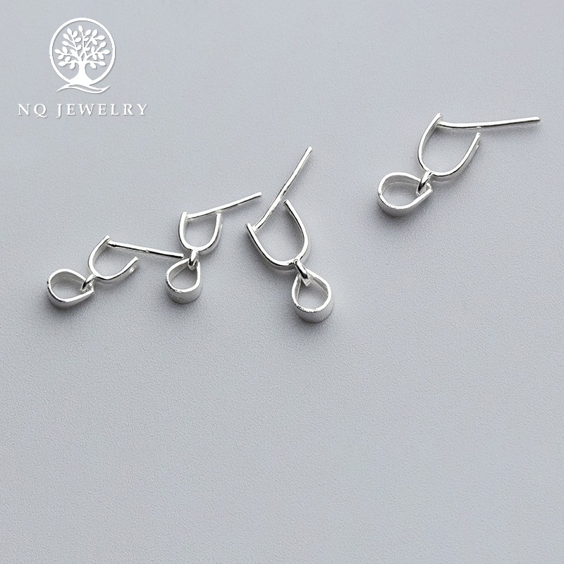 Charm khoen bạc móc mặt dây chuyền, mặt tỳ hưu, mặt phật - NQ Jewelry