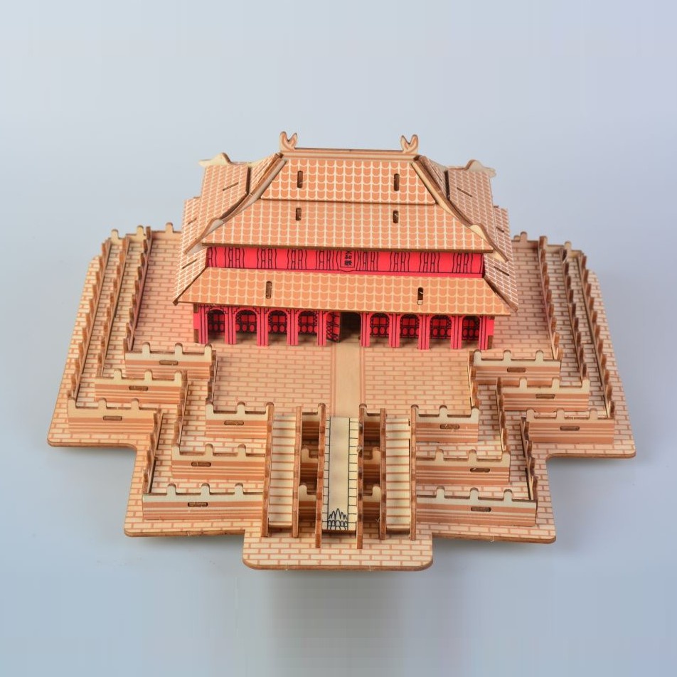 Mô hình gỗ lắp ghép trang trí 3D Tử Cấm Thành