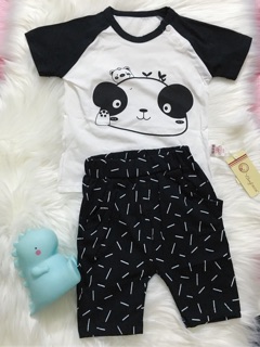 Bộ hè bé trai cotton đẹp