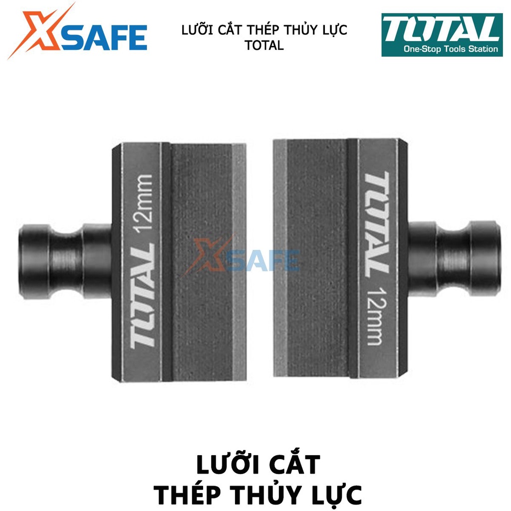 Lưỡi cắt thủy lực TOTAL | lưỡi cắt thép đường kính cắt 4-12mm và 4-22mm chất liệu CR12MOV, chịu nhiệt cắt sắt thép nhanh