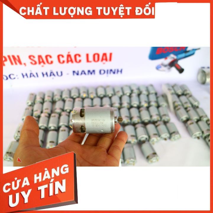 [RẺ VÔ ĐỊCH] Motor DC RS550 12V Động Cơ Thay Thế Máy Khoan Pin 12V,Có Kèm Bánh Răng 12 Răng,9 Răng