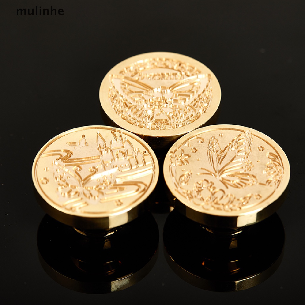 Con Dấu Sáp Niêm Phong Bì Thư Hình Bướm 30MM
