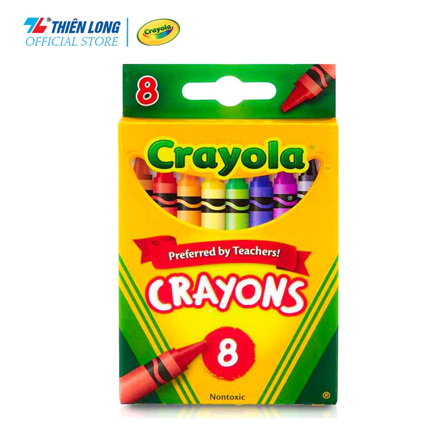 Bộ bút sáp 8 màu CRAYOLA 523008