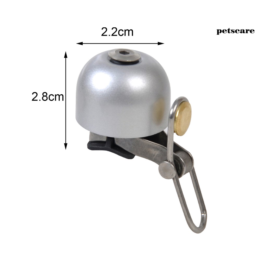 Còi Xe Đạp Hình Tròn Trong Suốt Phong Cách Vintage Dành Cho Người Lớn Và Trẻ Em