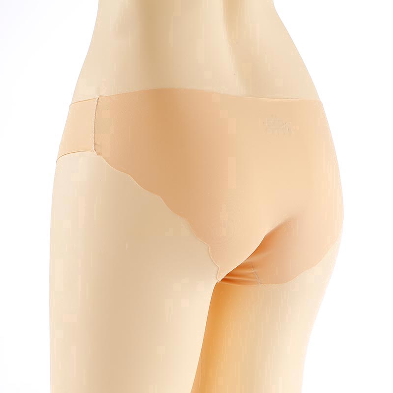 Set 3 quần lót ZXYOUPING lưng thấp viền bèo màu trơn size M-XXL thời trang dành cho nữ