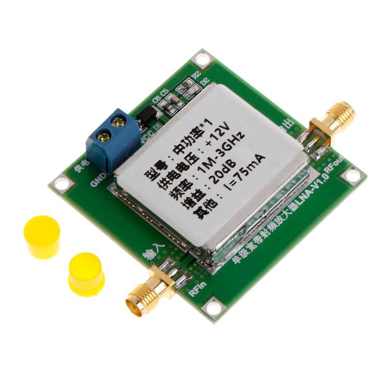 Bảng mạch khuếch đại HF HF VHF 2.4GHz 20dB LNA RF