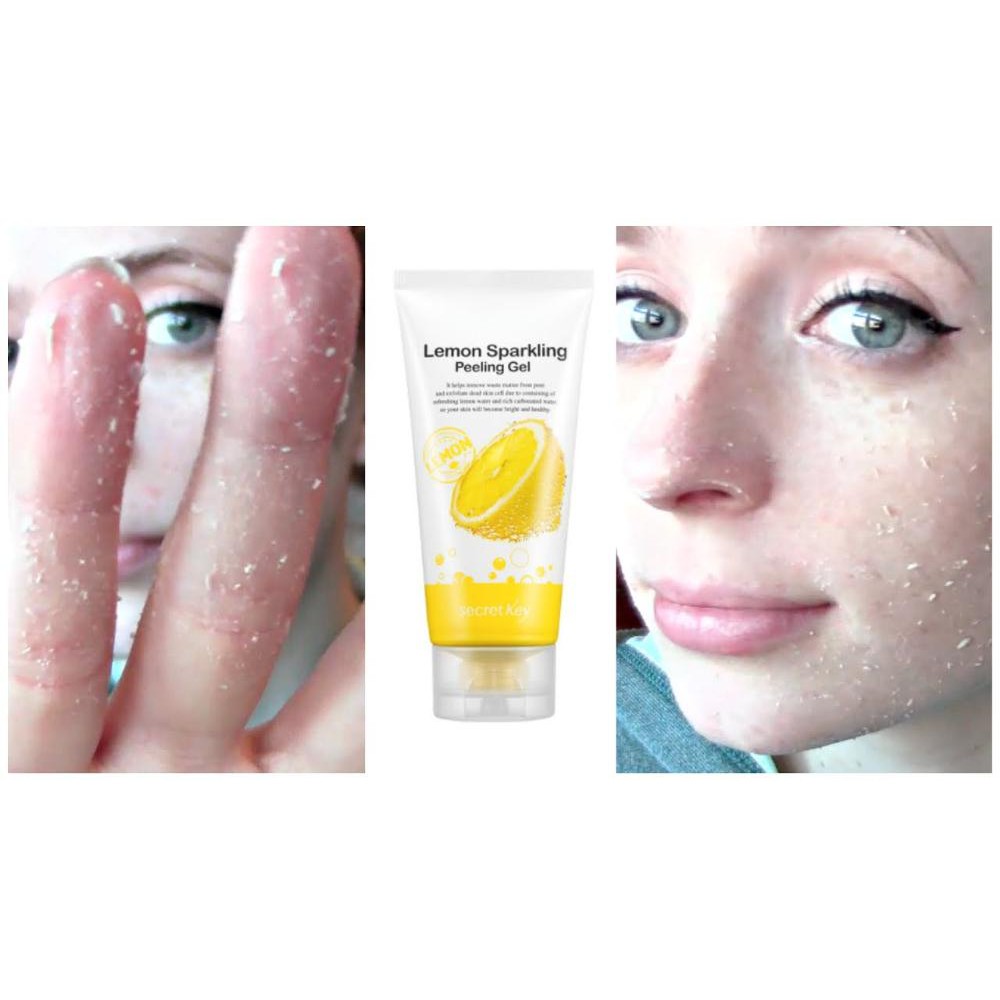 Gel tẩy tế bào chết sáng da Secret Key Lemon Sparkling Peeling Gel