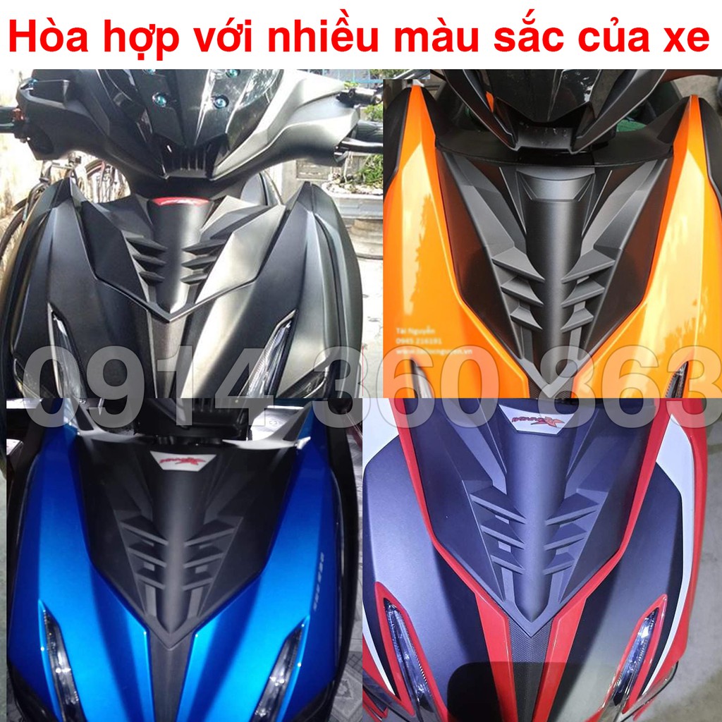 Ốp mặt nạ trước đầu đèn Winner X (ốp xương cá)