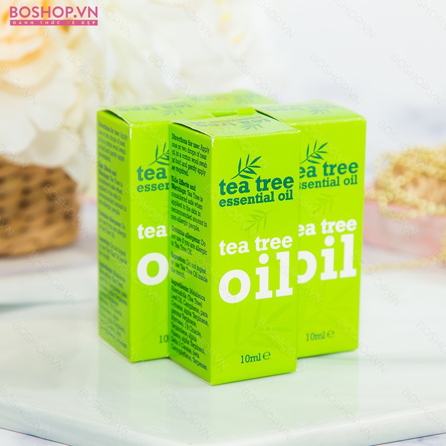 TINH DẦU TRÀM TRÀ GIẢM MỤN TEA TREE ESSENTIAL OIL 10ML CHÍNH HÃNG - 4770