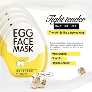Combo 10 miếng mặt nạ Bioaqua Egg Face Mask (Trứng vàng)