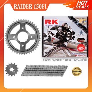Nhông sên dĩa nsd raider 150 fi hiệu rk 14/38