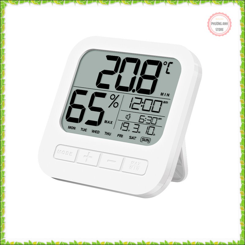 Nhiệt ẩm kế điện tử  FREESHIP XTRA  đo nhiệt độ và độ ẩm trong phòng
