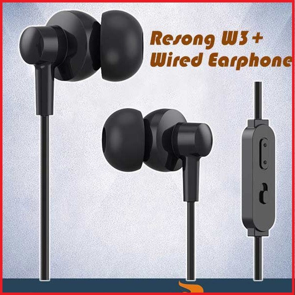 Tai Nghe Nhét Tai Resong W3 + Âm Thanh Stereo Thông Minh | BigBuy360 - bigbuy360.vn