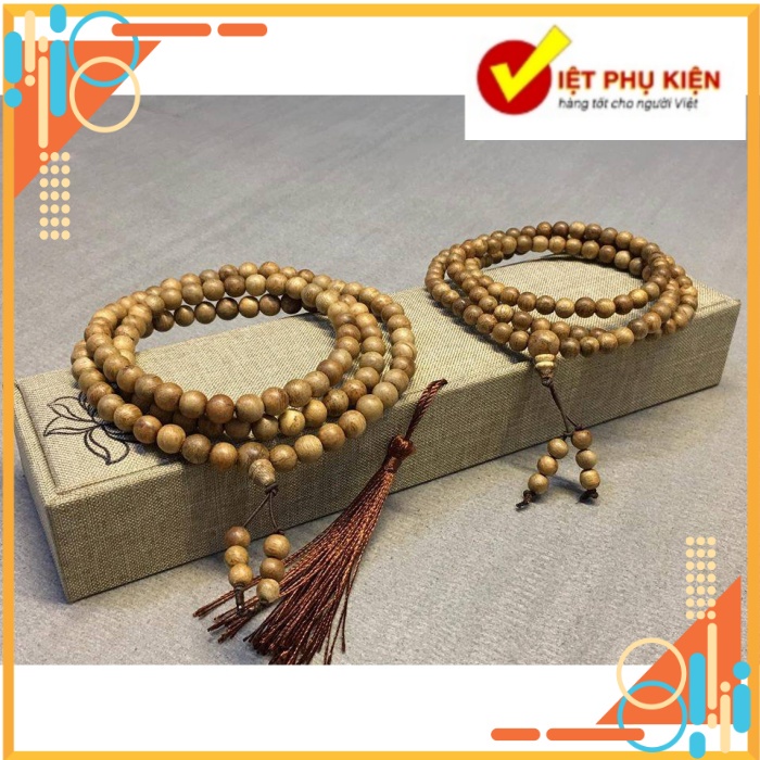 Chuỗi vòng 108 Hạt Gỗ Tượng trưng cho sự giàu có, sức khỏe, bình an và những lời chúc tốt đẹp nhất