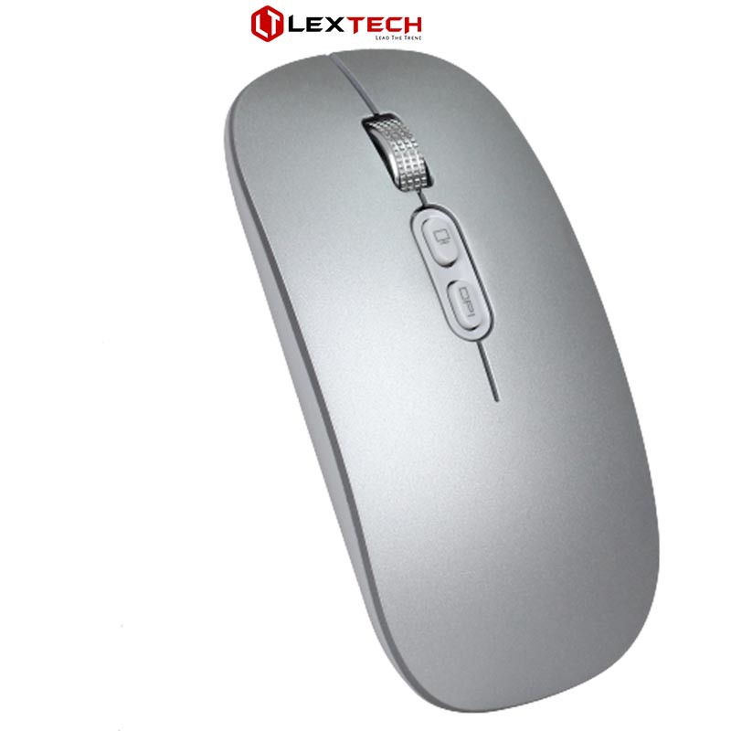 Chuột bluetooth wireless không dây LexTech M103 chống ồn silent PIN sạc 1 tháng, dùng cho điện thoại laptop macbook ipad