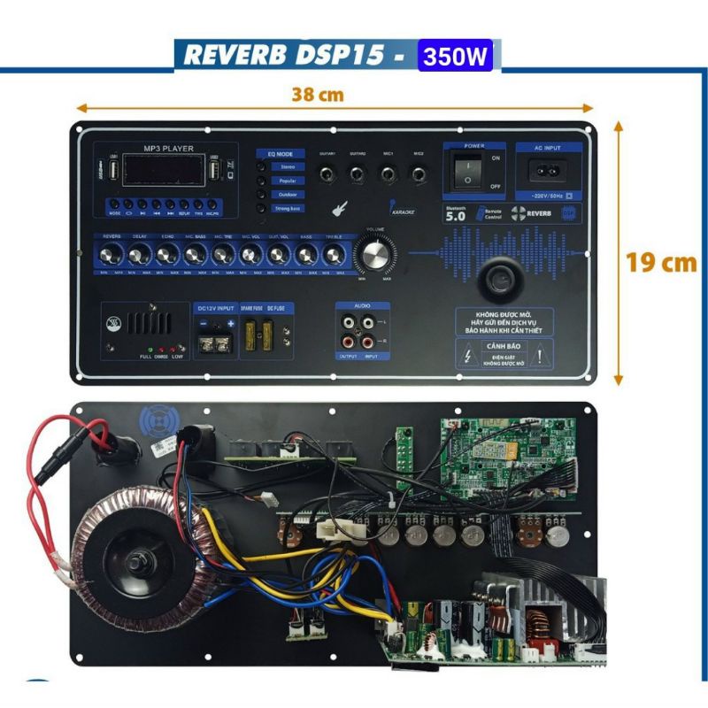 [Mã ELHACE giảm 4% đơn 300K] COMBO RÁP LOA KÉO 4 TẤC ĐÔI COIL 65 BAO HAY BAO BẠO LỰC REVERB DSP CHỐNG HÚ CAO