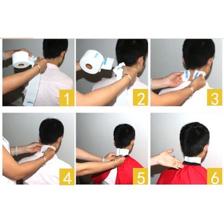 Combo 5Cuộn Giấy Quấn Cổ Barber Tóc Nam (Tặg Bánh iChi, Lưỡi D0rco)