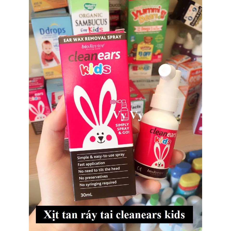 XỊT TAN RÁY TAI CLEAN EAR ÚC!