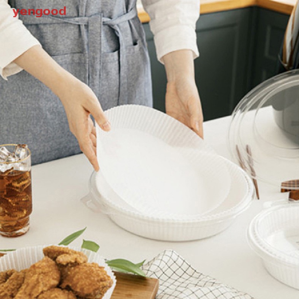 Tấm Lót Nướng Bánh Chống Dính Hình Tròn Sử Dụng Một Lần Tiện Lợi