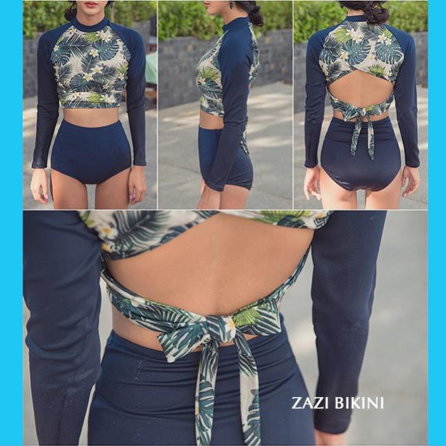 Áo Tắm Nữ Gợi Cảm Lá Dừa - Dài Tay Chống Nắng Hiệu Quả | ZT10 ་ | BigBuy360 - bigbuy360.vn