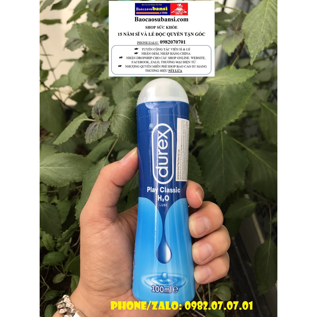 Gel Bôi Trơn Durex Play Classic, Tăng Cường Tuyến Nhờn, Cải Thiện Khô Hạn Cho Phái Nữ, Phân Phối Sĩ Gel Durex Toàn Quốc