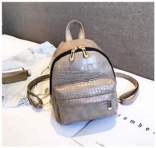 Balo mini cá sấu